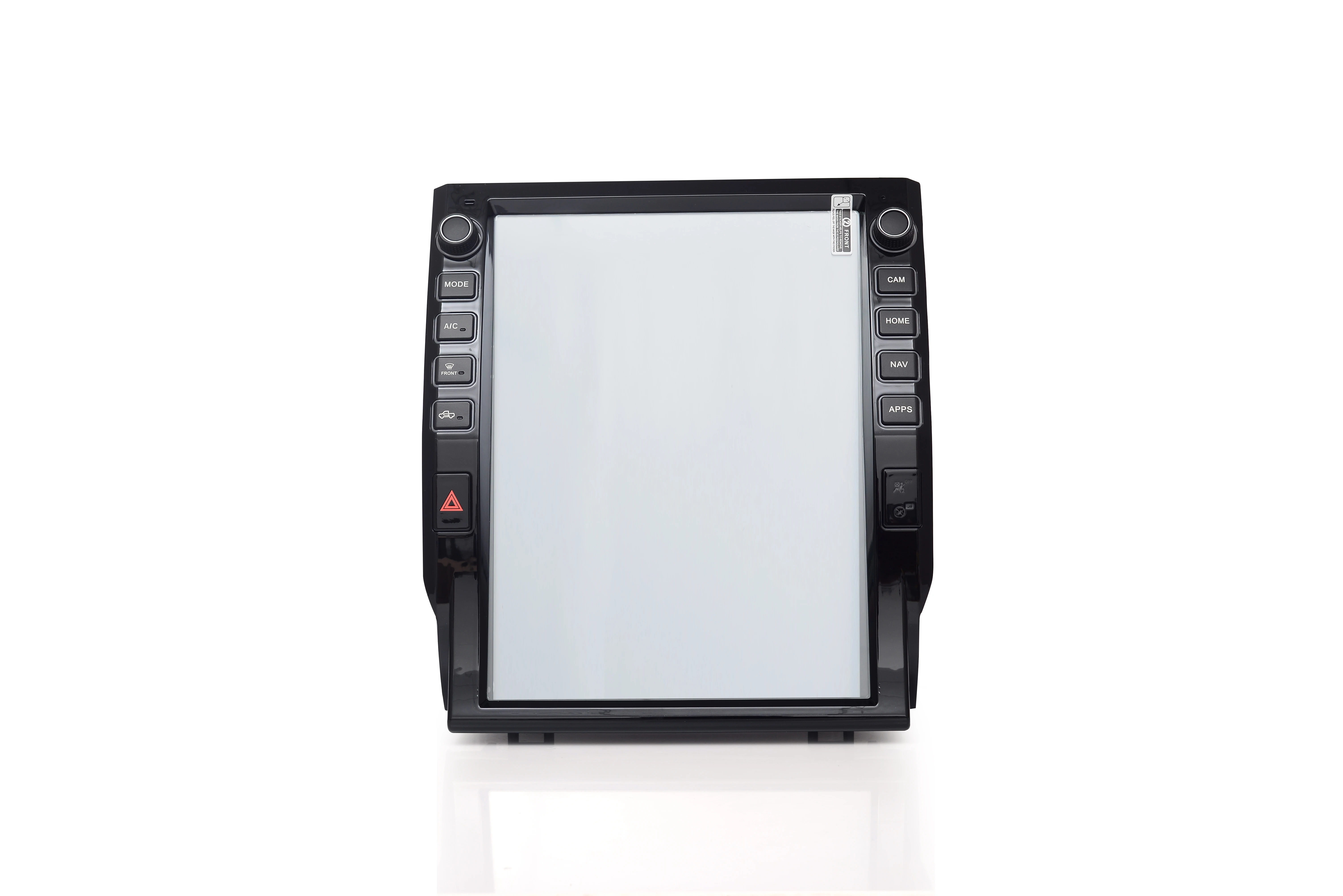 Pheonixautomotive Tablet Dashboard Headunite Tesla Style Vertical Screen GPS Navigation Radio for Toyota Tundra  2014 - 2021