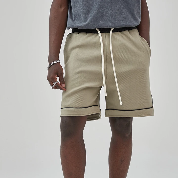 Wholesale Custom High Quality Casual Cotton Shorts Men Paint Splatter Washed Mens Shorts