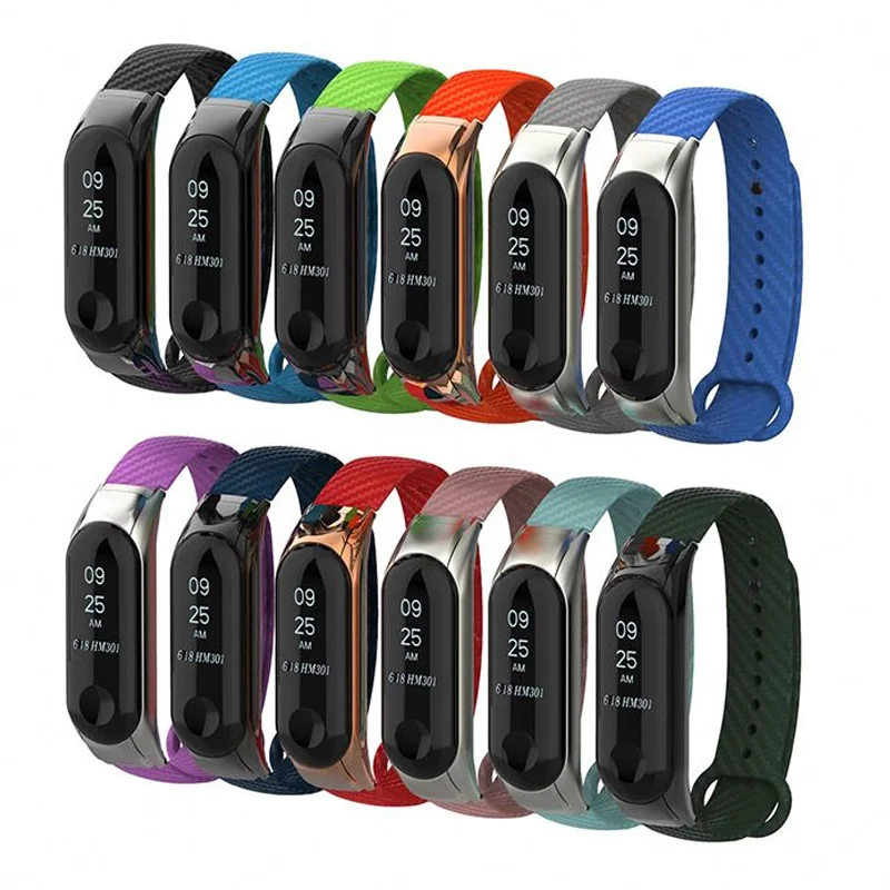 Metal Mi band 3 Strap pulsera Smart Accessories Strap miband 3 werable Titanium Thermoplastic Wriststrap for xiaomi mi 3