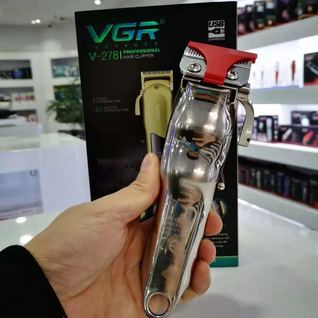  Оригинальная VGR V278 профессиональная перезаряжаемая машинка для стрижки волос мужчин