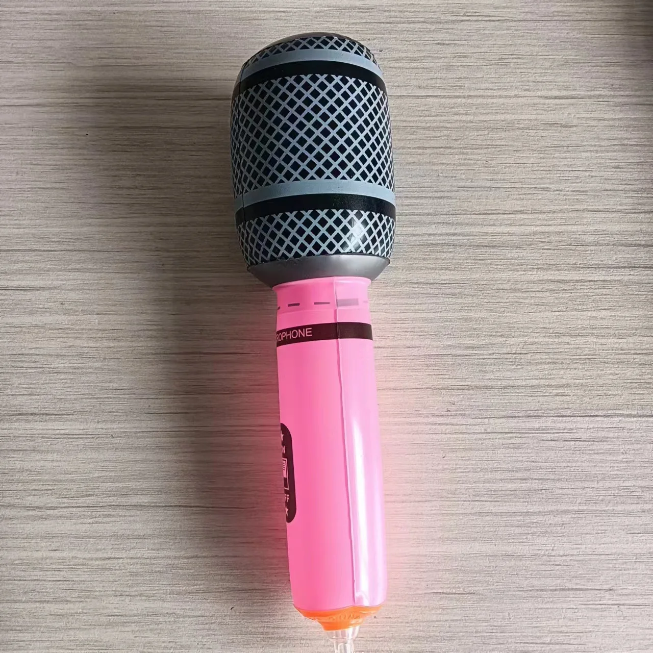 Customized Lightweight PVC Inflatable Microphones  Toy  for Outdoors Decompression and Relaxation