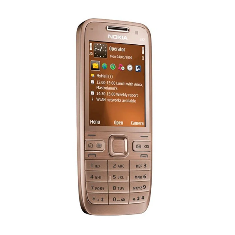 
Renewed Extra Slim Metallic Body Phone With Camera for Nokia E52 