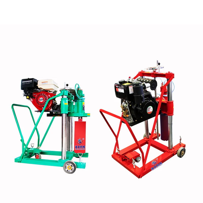 Portable Exploration Pavement Coring Machine Gasoline Engine Concrete Drilling Holes Machine