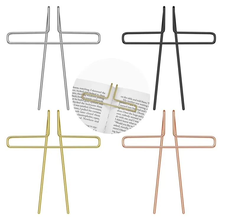 Music Book Metal Clip Pack of Book Page Holder  Portable Book Open Holder