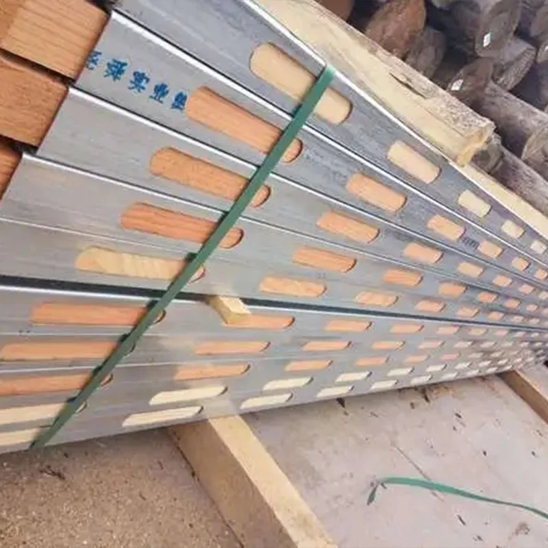 Good quality galvanized metal double furring channel sizes galvanized building materials light steel keel for concealed