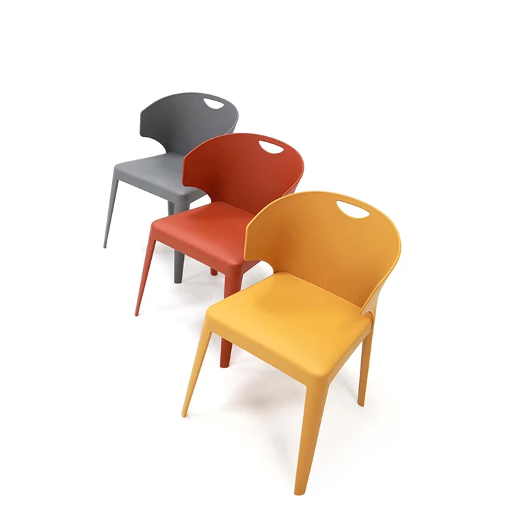 Cheap Price Colorful Wholesale Outdoor Modern Stackable PP Restaurant Cafe Plastic Chairs
