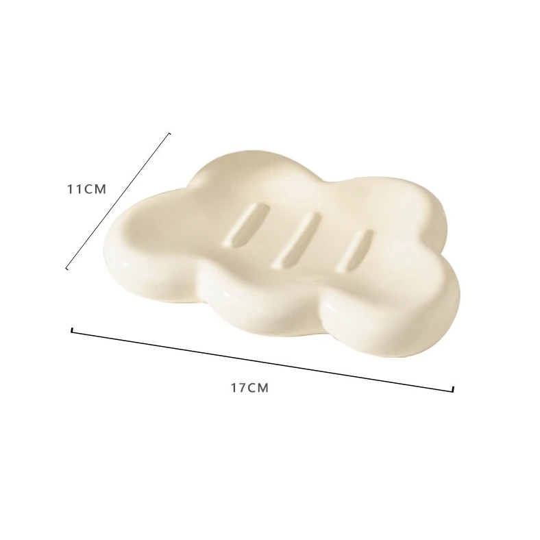 Jabonera Saboneteira Wholesale Hotel Bathroom Products Decor Soap Stand Soap Container Ceramic Tray Soap Dish Holder