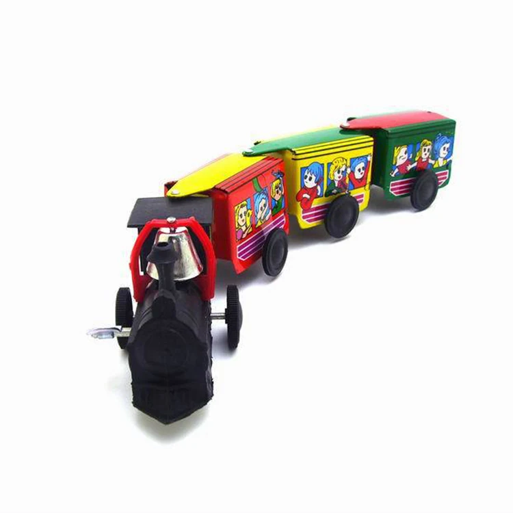 Coffee Gift Wind Up Tin Toy Train Club Decoration