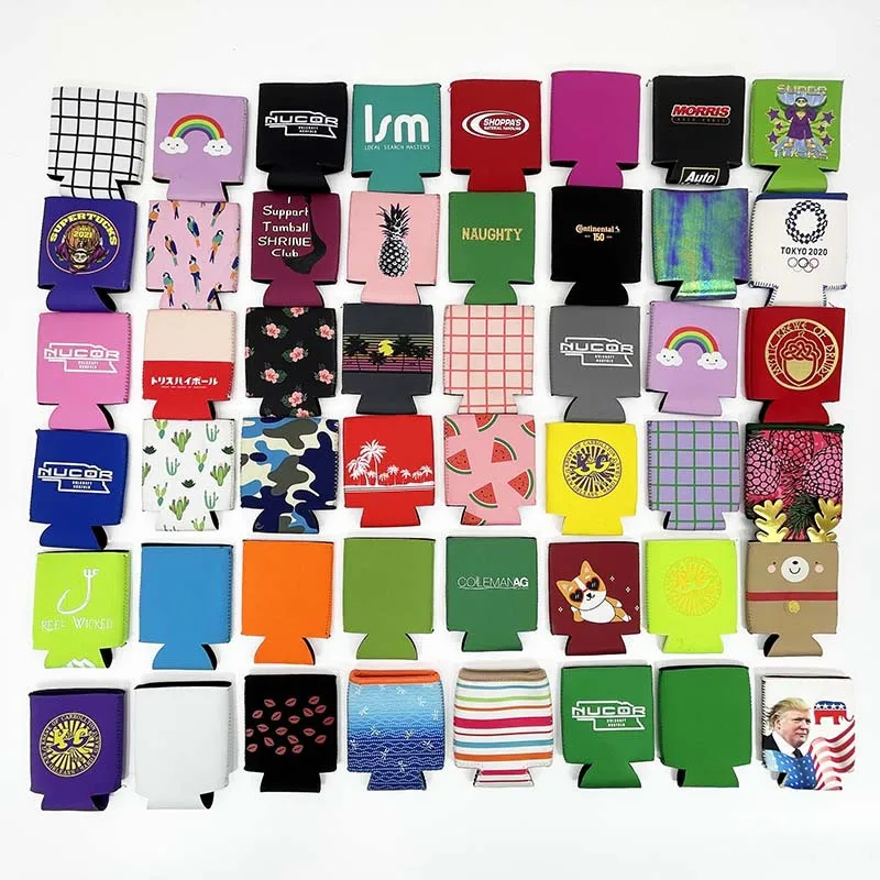 UOO OEM Recycled Neoprene Available 330ml Cheap Custom Printed Neoprene Can Cooler from China Factory