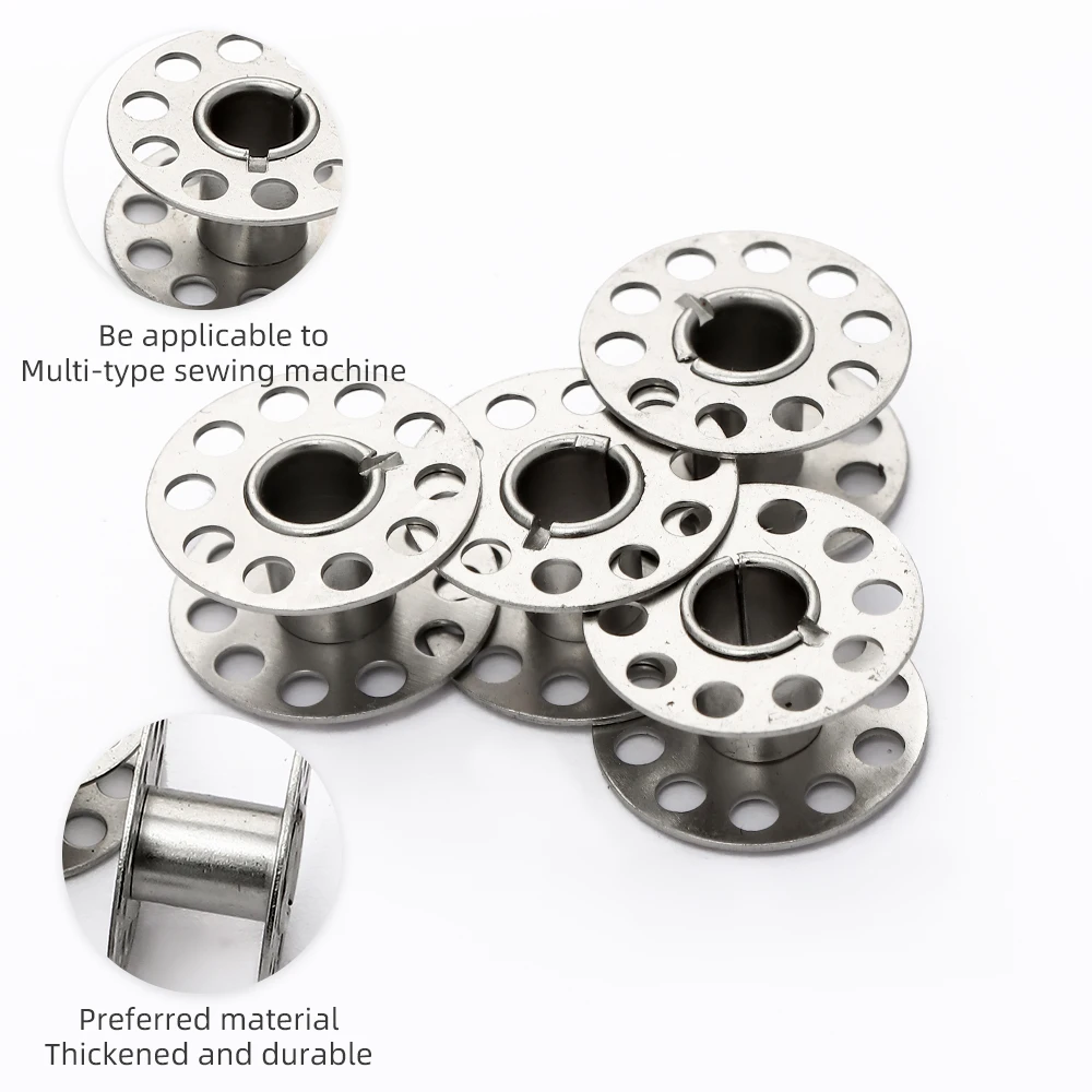 JP Wholesale Metal Spare Parts Sewing Bobbin Case Craft Accessories Spool Sewing Machine Bobbins