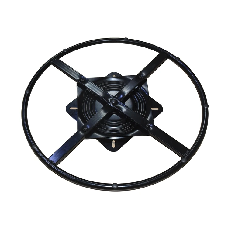 Hot Selling Furniture Parts Bar Stools Base Swivel Plate 24 inch Round Ring With 10 inch Rotating Turntable For Recliner Chairs