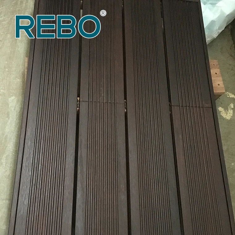 Sustainable outdoor bamboo decking panels terrace flooring board