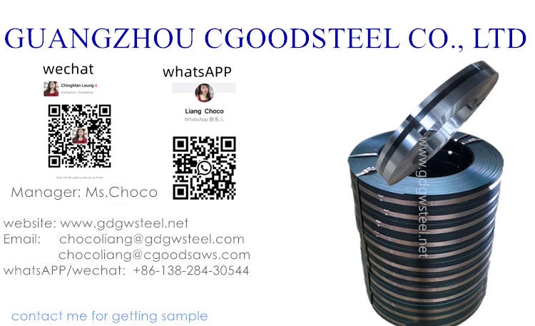 cold rolled high carbon steel strip roll door spring steel band