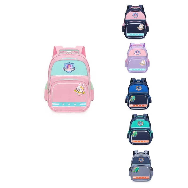 Wholesale Newly Lightweight Multi Pocket Waterproof 3D Animal Cartoon Cute Polyester Girls Boys Kids Backpack School  Bags