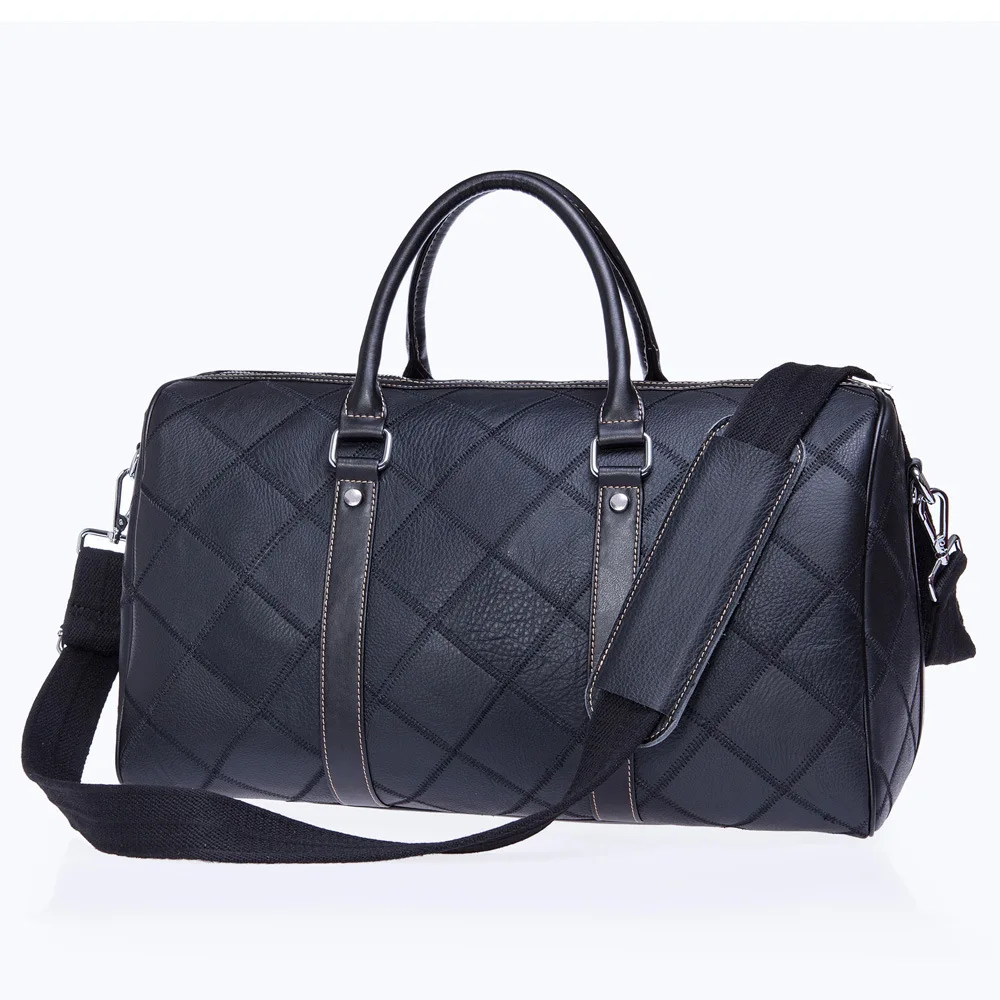 Hot Sale Vintage Genuine Leather Outdoor Weekend Bag Men Suit Bag  Luggage Bag For Man