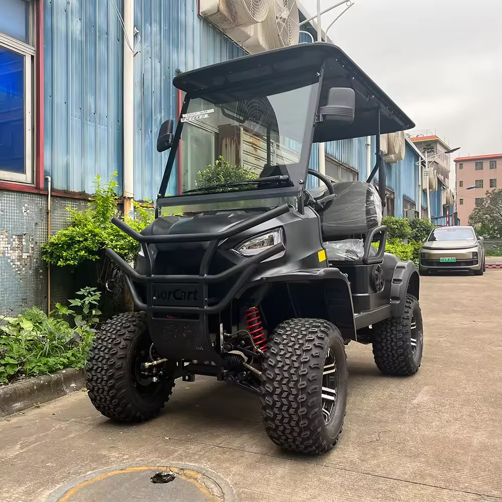 Electric off road Golf Cart Club Car with Lithium Battery Low Price 2 Seat New Energy Car for Sale 48v72v golf cart