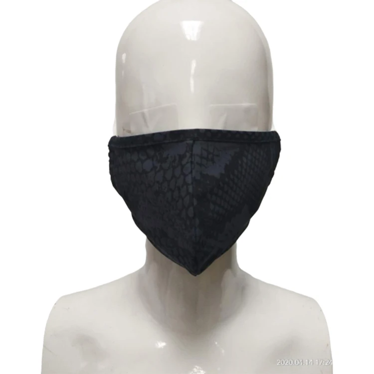 
Fashion custom washable dust mouth breathing cotton antipollution 3D mask-s reusable printed mask-s 
