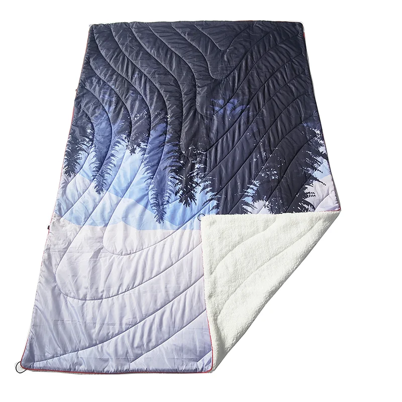 Factory Direct Polyester Fordable Portable Sand Proof Blanket  Waterproof Picnic Outdoor  Washable  Mat Machine Picnic Blanket