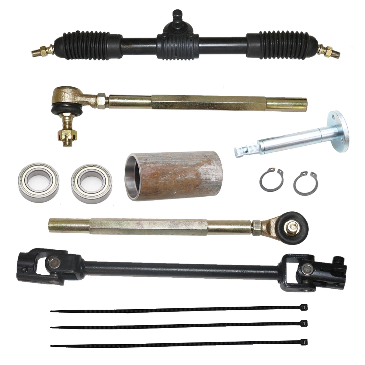 Professional ATV Gear Shaft ODM Parts Material Origin Type UTV Reargo kart steering kit go karts steering rack go-kart Cheap