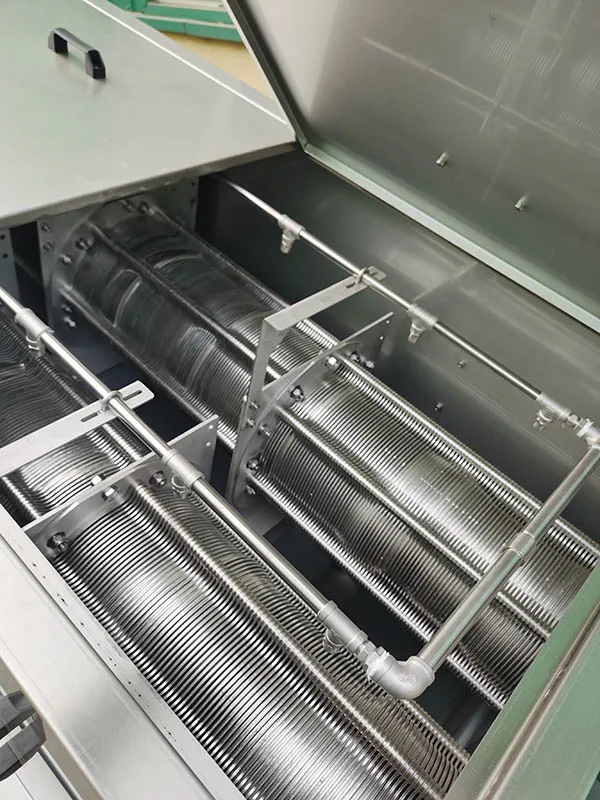 China sweet potato washing sludge screw press dewatering machine