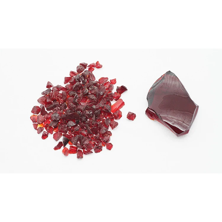 Wholesale Slag Decorative Colorful green Glass Rock For Landscaping