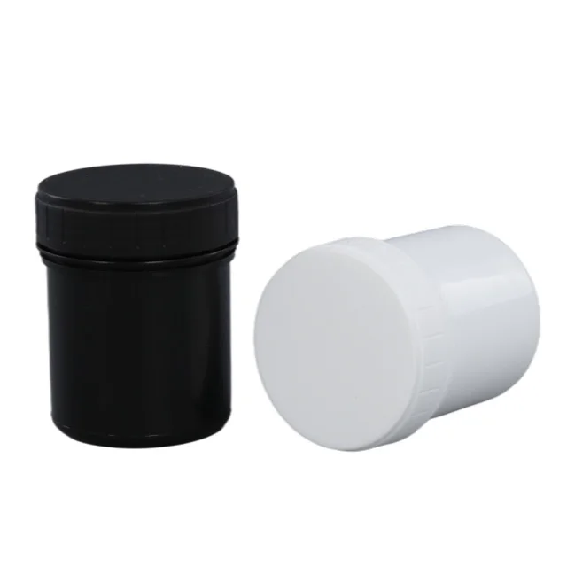 white clear plastic bucket with plastic handle