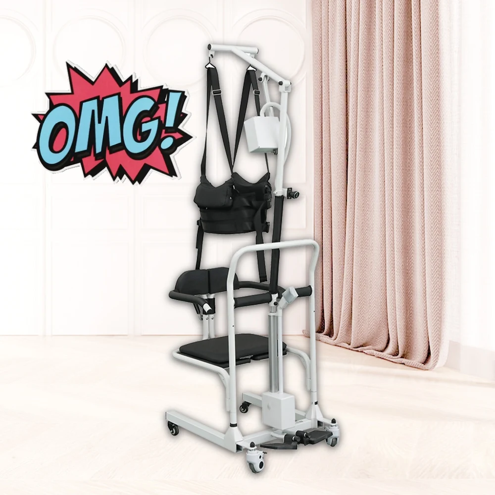 2024 Trending Goods for Elderly Home Care Use Help People to Stand Lift Patient Transport Unit with Factory Price