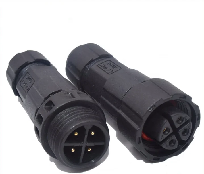  Mini m12 m16 m8waterproof led power connector 2 3 4 5 6 7pin panel waterproof plug M16 pin female