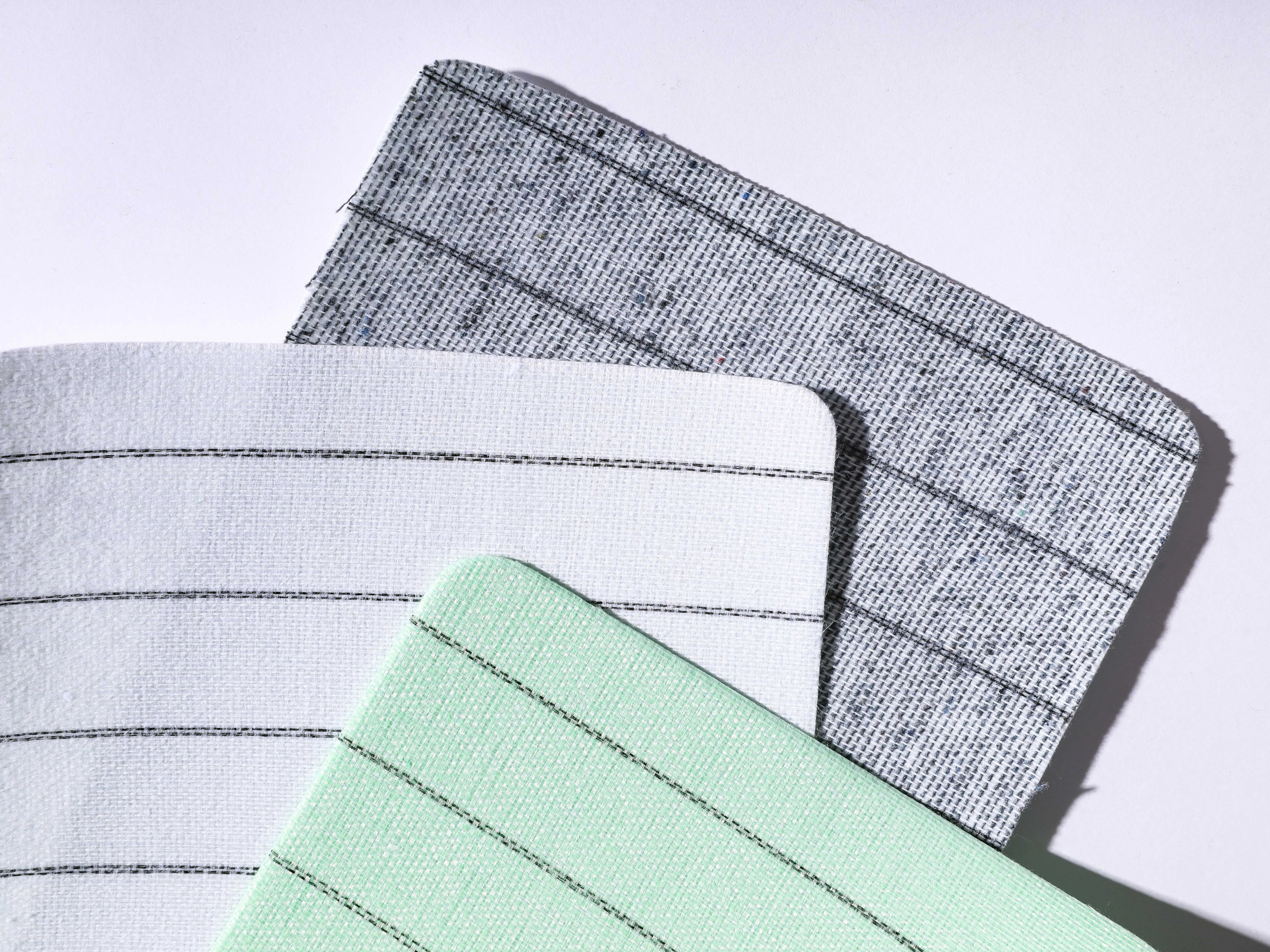 PK Striper Needle Punched Non Woven Polyester Sheets Soft PK Fabric Strobel Insole For Shoes forming