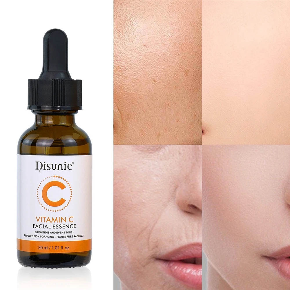 Vitamin C Facial Serum With Hyaluronic Acid Anti-aging Collagen For Skin Brightening Vitamin C Whitening Skin Care Face Serum