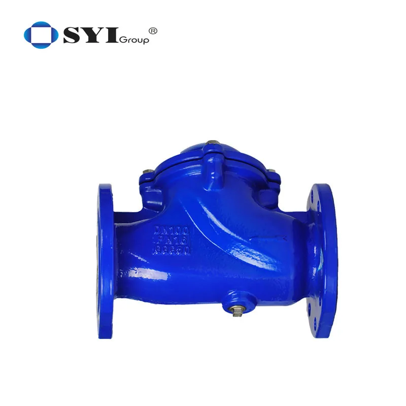 Ductile Iron Hydraulic Sewage Ball Check Valves for Industrial