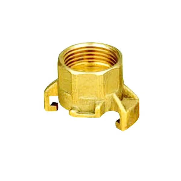 1/2inch 3/4inch Female piece jaw coupler garden brass lock claw coupling