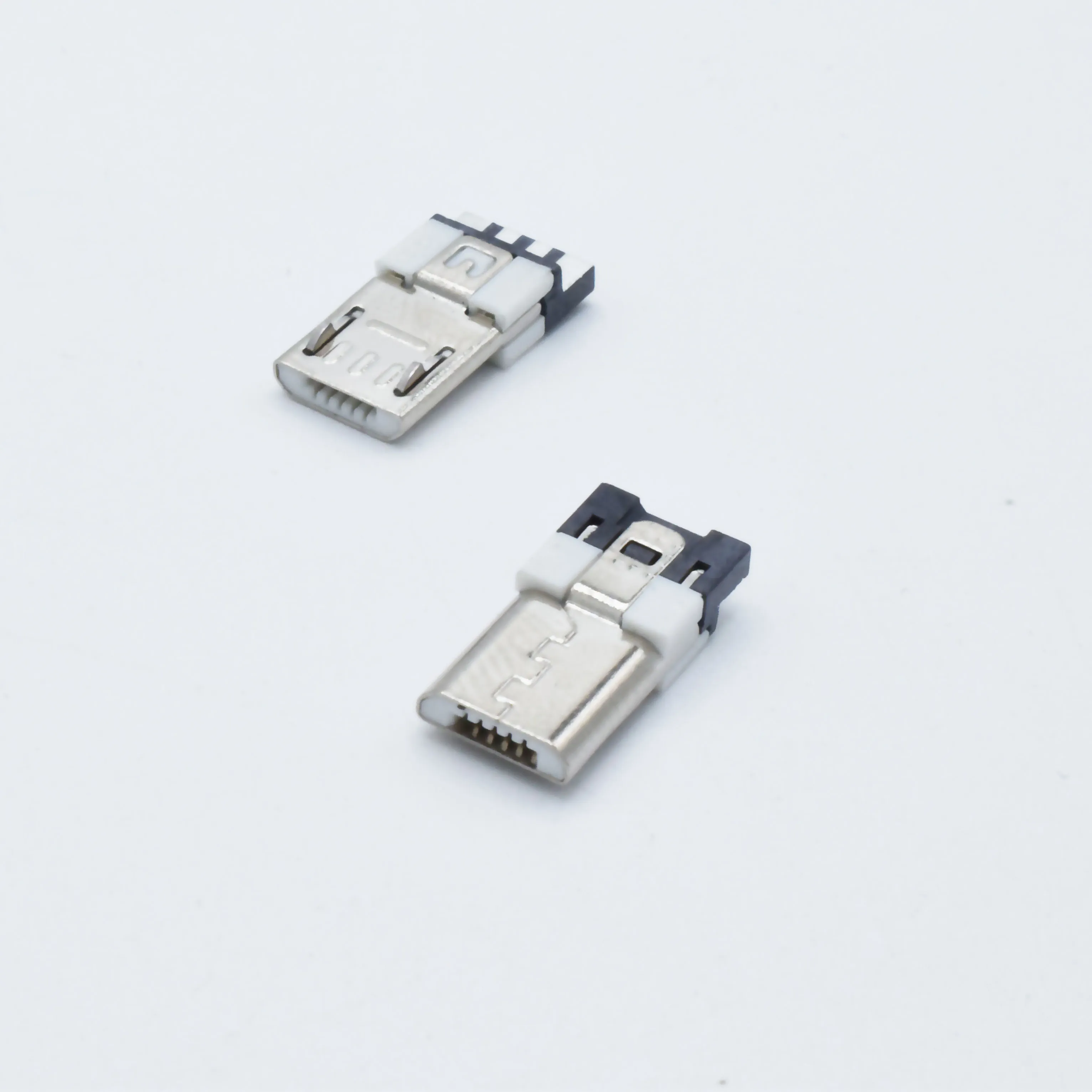
Double Lock Micro USB Connector V8 5 Pin Connector Solder for USB Cable 