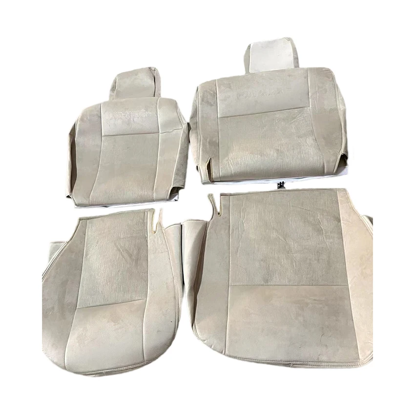 High quality comfortable customized velvet fabric car seat cover for toyota land cruiser pickup front seat