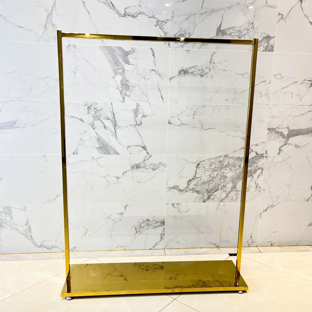 Boutique Clothing Store Display Rack Clothes Shop Retail Movable Clothing Garment Rack For Ladies Garments