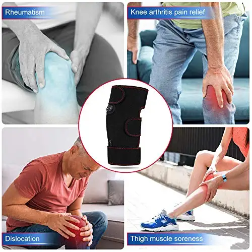 Level 3 Temperature Knee Brace Wrap Soft Physiotherapy Massager for Pain Relief Motion Protection Spring Season Made SBR