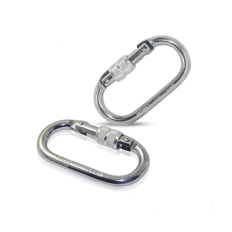 High strength Alloy steel 2500kgs carabiner for climbing