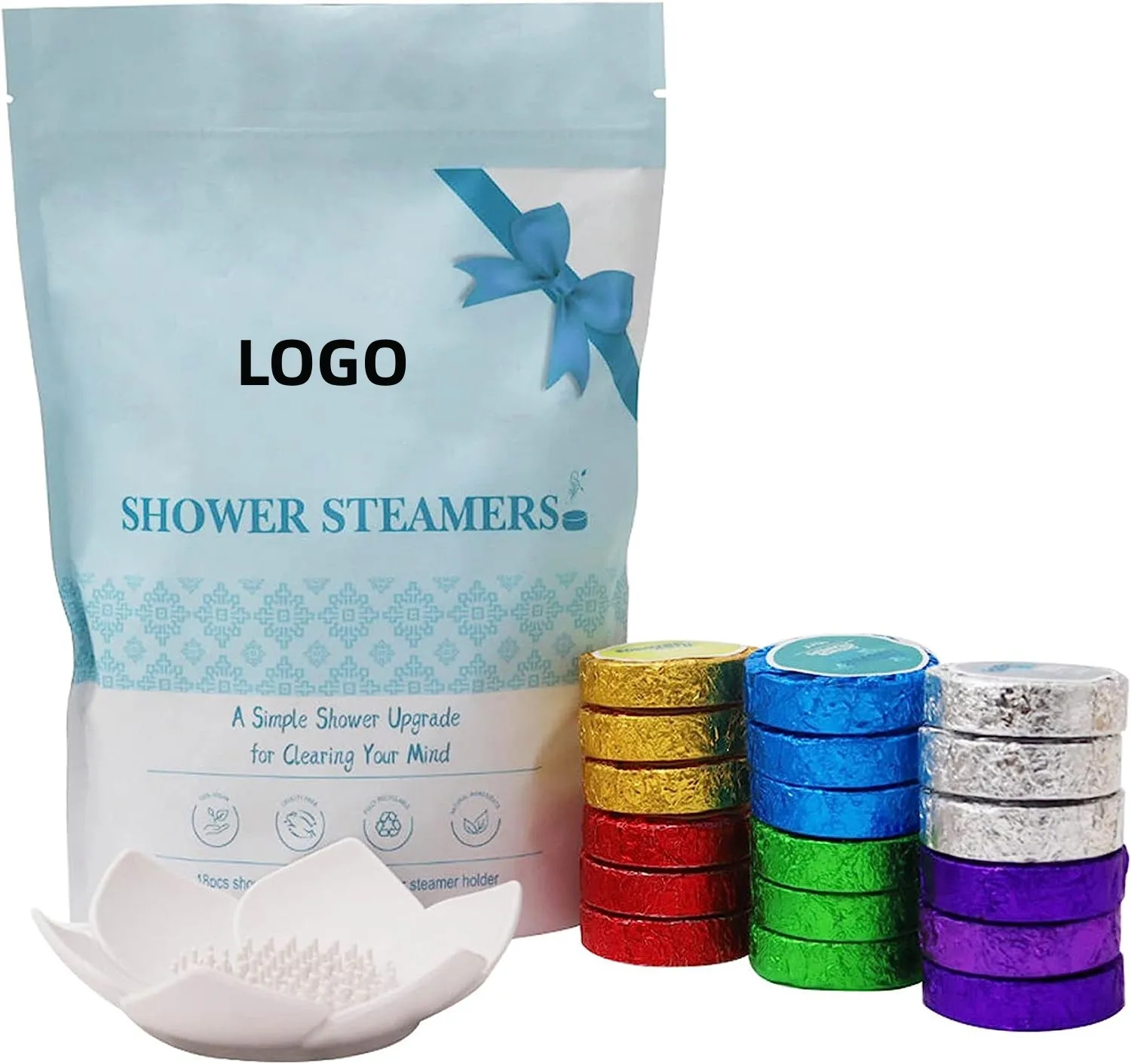 Top Sales Item Shower Tablets Shower Steamers Tablets Aromatherapy Shower Vapor Tablet-Set of 6 Bath Bombs Infused