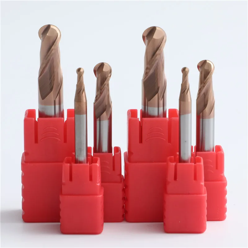 china manufacturing high hardness carbide ball nose end mills 3mm best carbide best barrel atrax end mill ball endmill  cutter