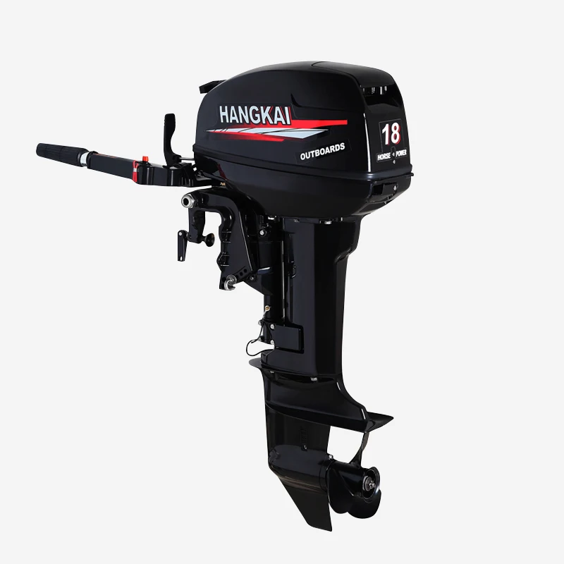 high quality hangkai 2Stroke 18hp out board boat engine yamaha outboard motor boat fishing jet ski kayak motor