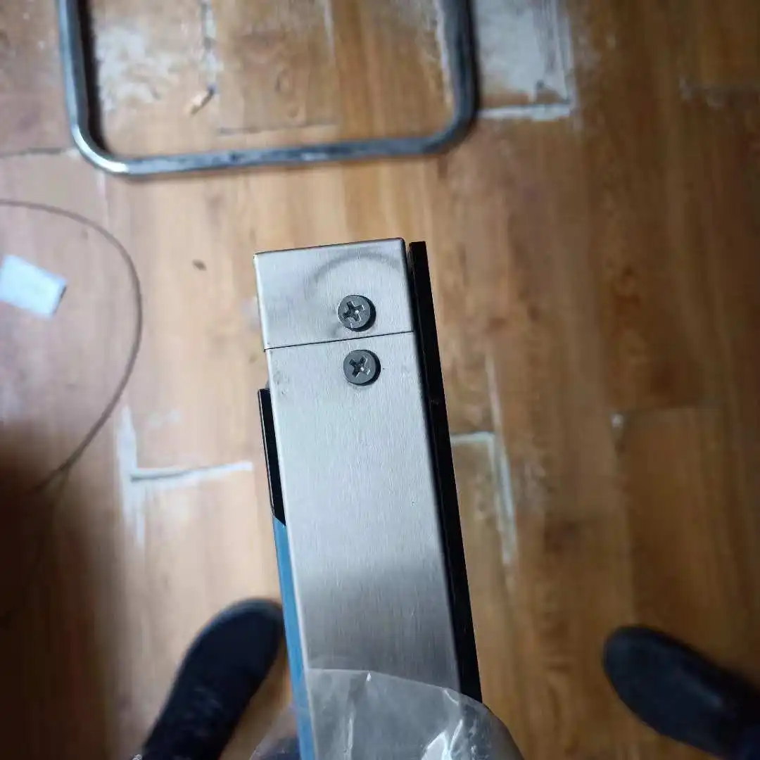 Custom Frameless Mini Fridge Black Glass Door