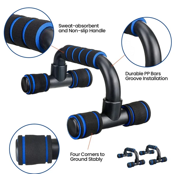 Fitness Equipment Chest exercises  Pull Up Bar Anti-slip handle Push Up Bar Non Slip Push Up Stand