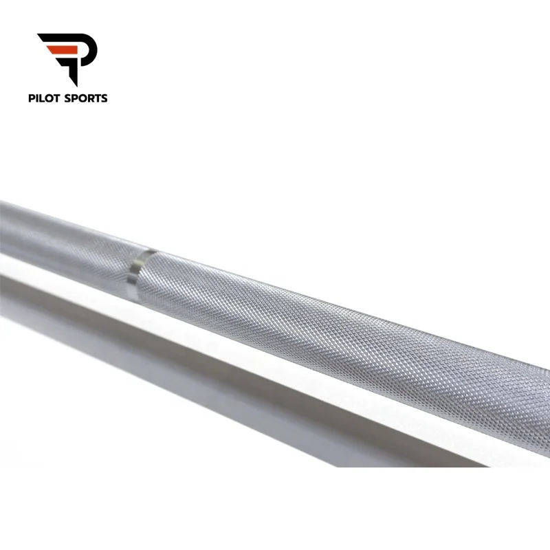 Pilot Sports Custom Logo Gym Power Training Barbells hard chromed Shaft 20Kg Straight Standard Weightlifting Barbell Bar