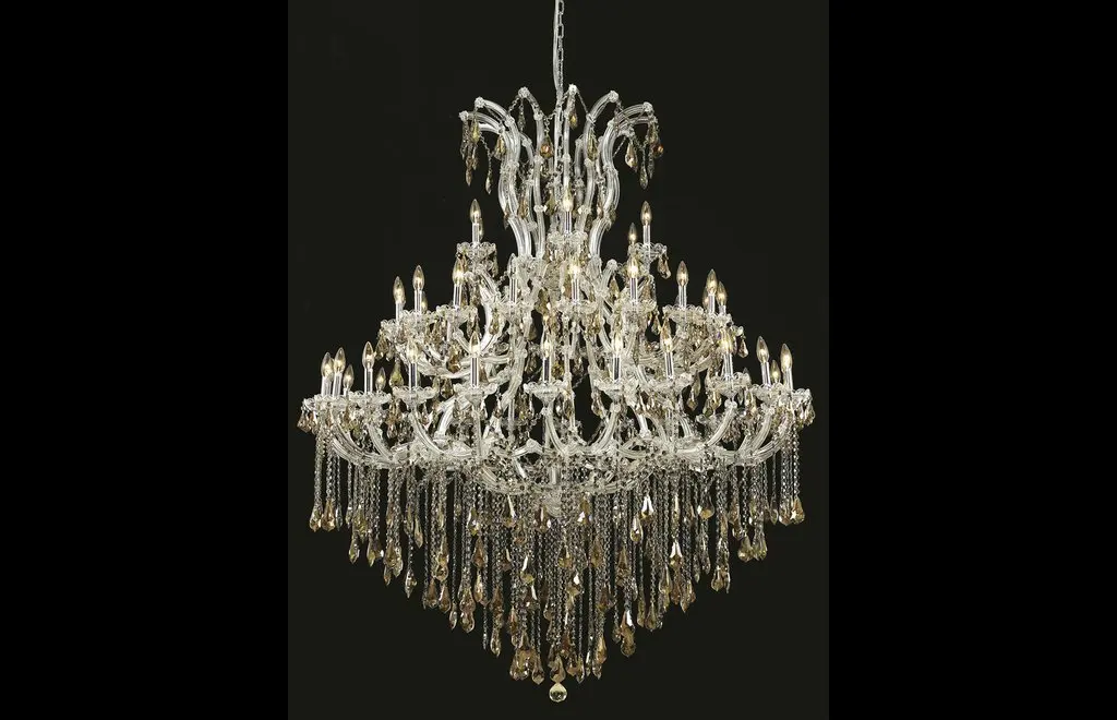 Cognac chandelier lighting modern wholesale price chrome maria theresa chandelier candle lamp indoor ceiling decoration