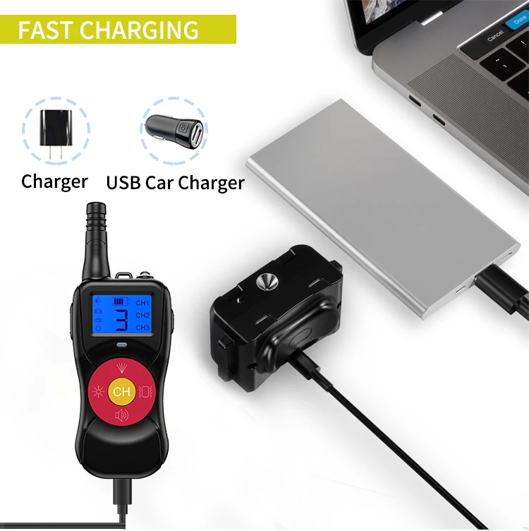 T501 New arrival Sound Controlled Dog Collar Spray No Shock Control Collar dog training collar Puppy Potty Trainer