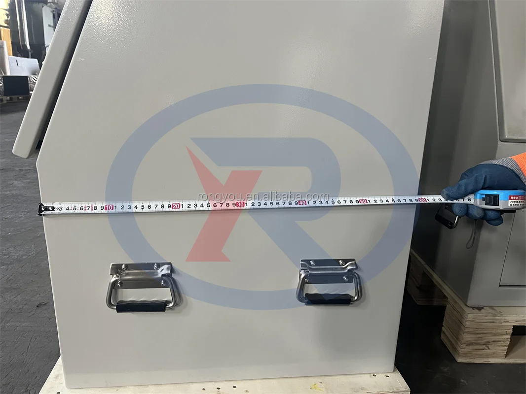 Width 1200mm White Powder Coated Steel Truck Tool Box with 2 Drawers for Ute or Truck