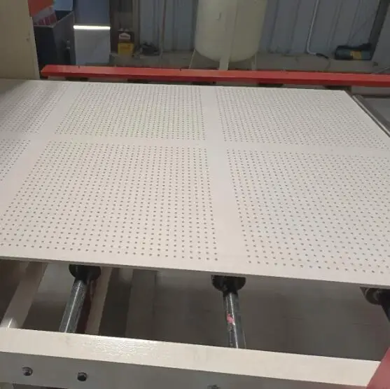 fiber cement board hole punching machine automatic eyelet punching machine mdf-board-punching-machine