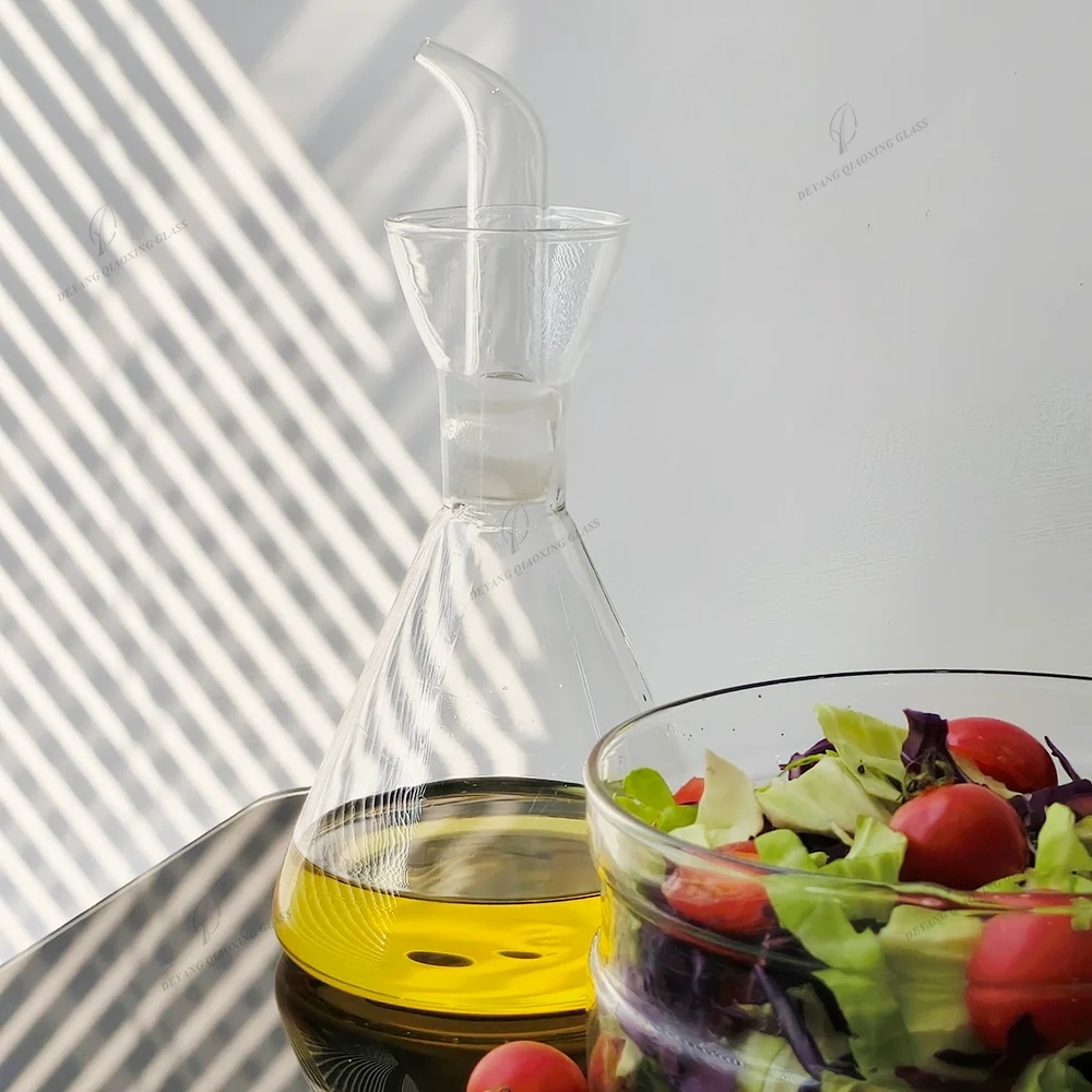 Oil dispenser accessories Liquid Condiment Container borosilicate glass bottle oil and vinegar soy sauce food cooking