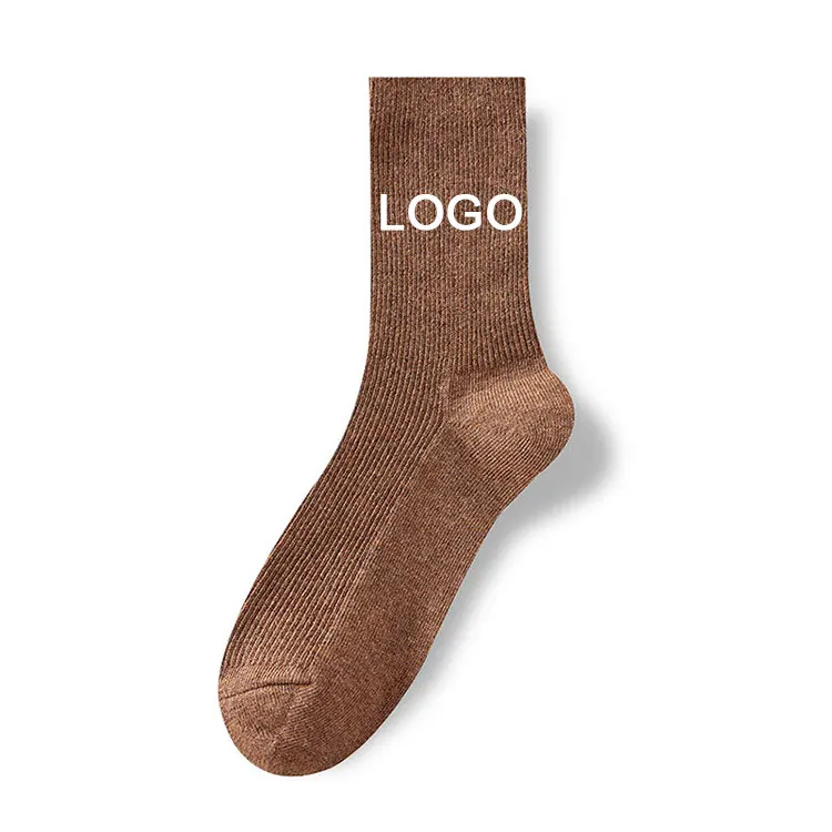 Germany hot selling Unisex High Quality Custom Logo Socks for Men and Women Colorful Wholesale sikl screen printing Socks