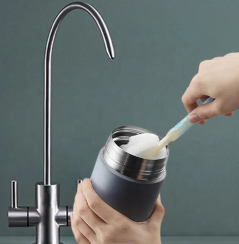 Wholesale Household Used Stainless Steel Vacuum Soup Container Food Insulated Flask Vacuum Food Jar Braised Beaker